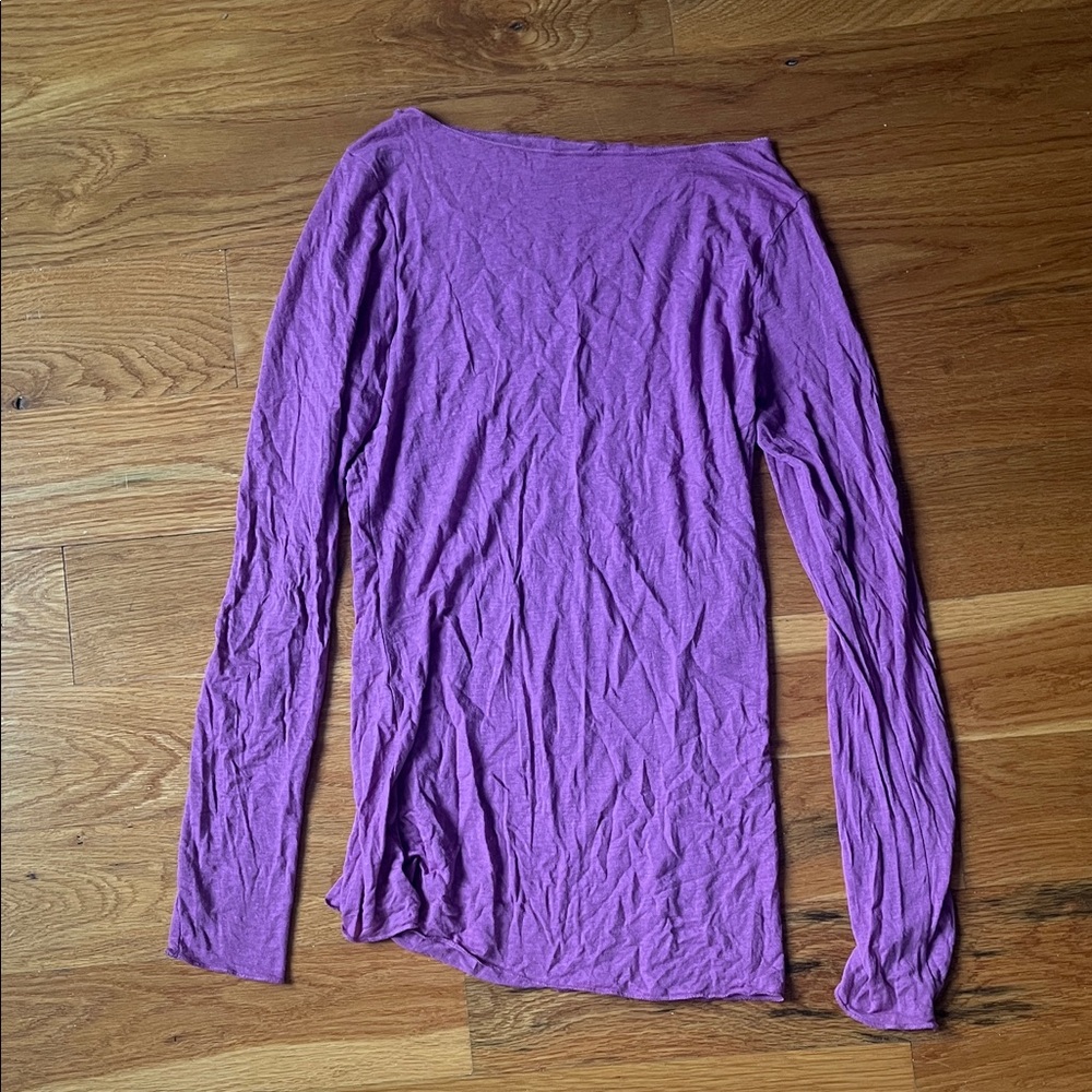Intimissimi Purple Cashmere Long Sleeve Top size M